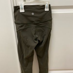 Lululemon Size 2 Dark Olive leggings